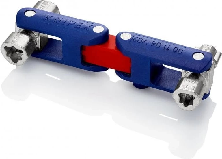 Çelës Knipex DoubleJoint, i zi, blu dhe kuq