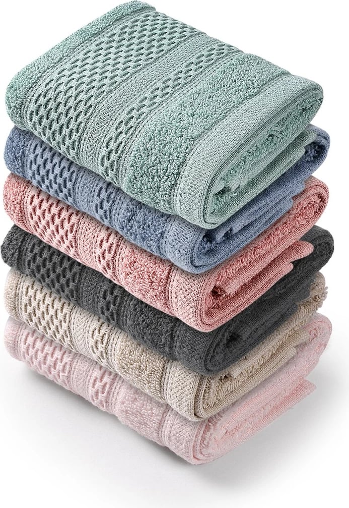 Set peshqirësh për larje (6 copë), Mijölnir, Piramit 3