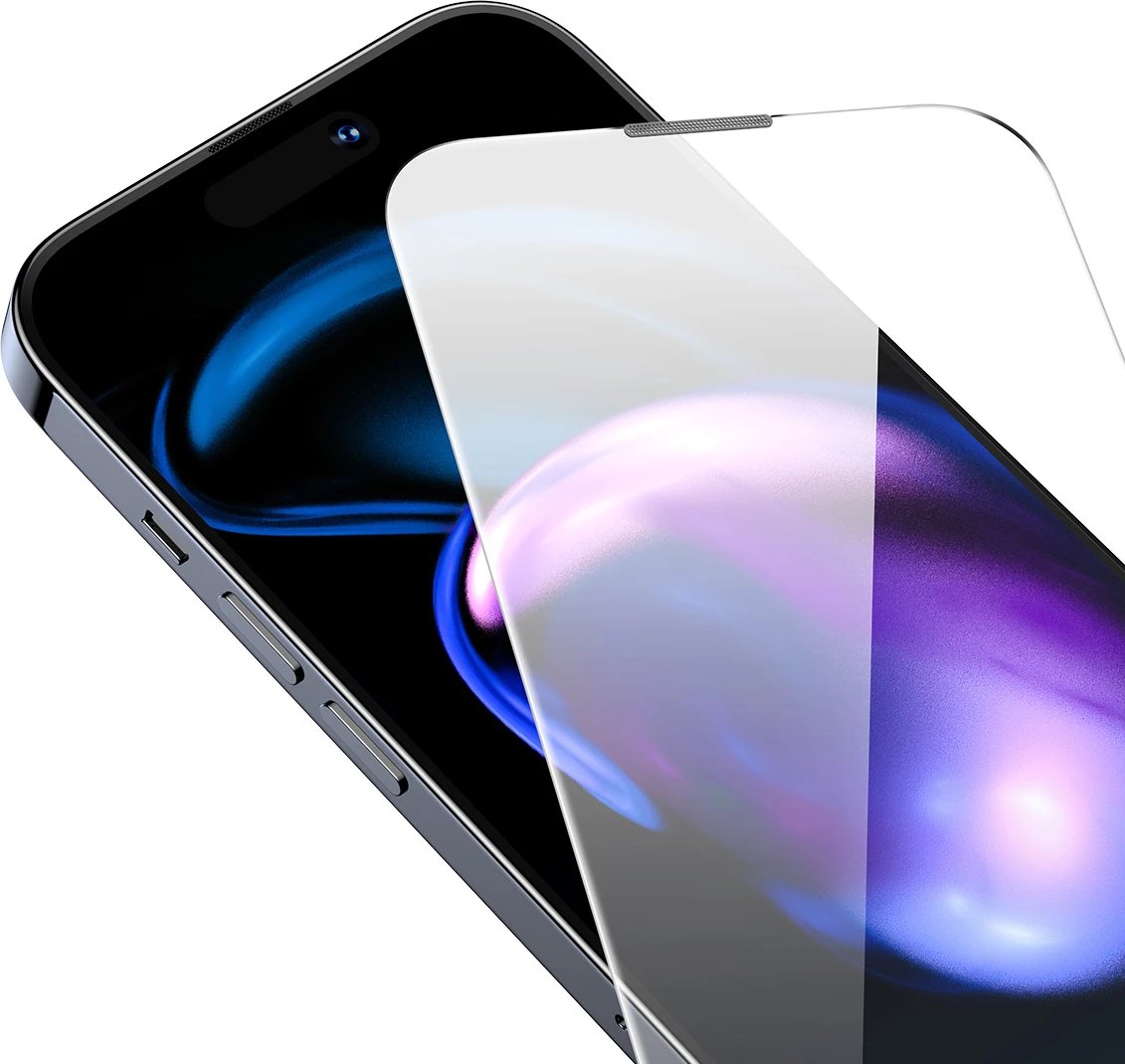 Mbrojtës ekrani xham i temperuar Baseus për iPhone 14 Pro, 2 copë, Transparent