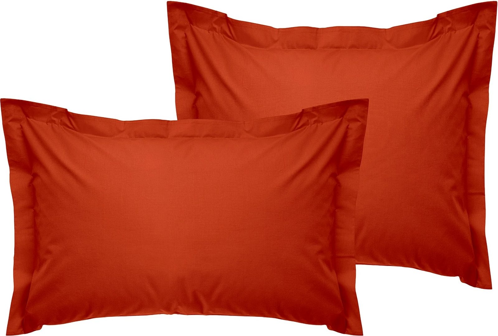 Set jastëkësh Oxford (2 copë), ngjyrë e kuqe qeramike, L'essentiel