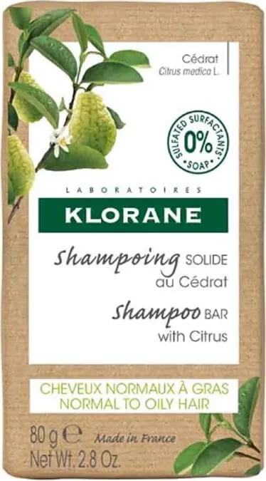Shampon solid unisex Klorane me citronella 80g