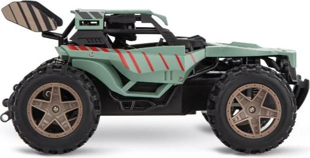 Veture RC Carrera Mountain Racer 2.4GHz, 23 cm, e zezë/e gjelbër, set me telekomandë dhe bateri