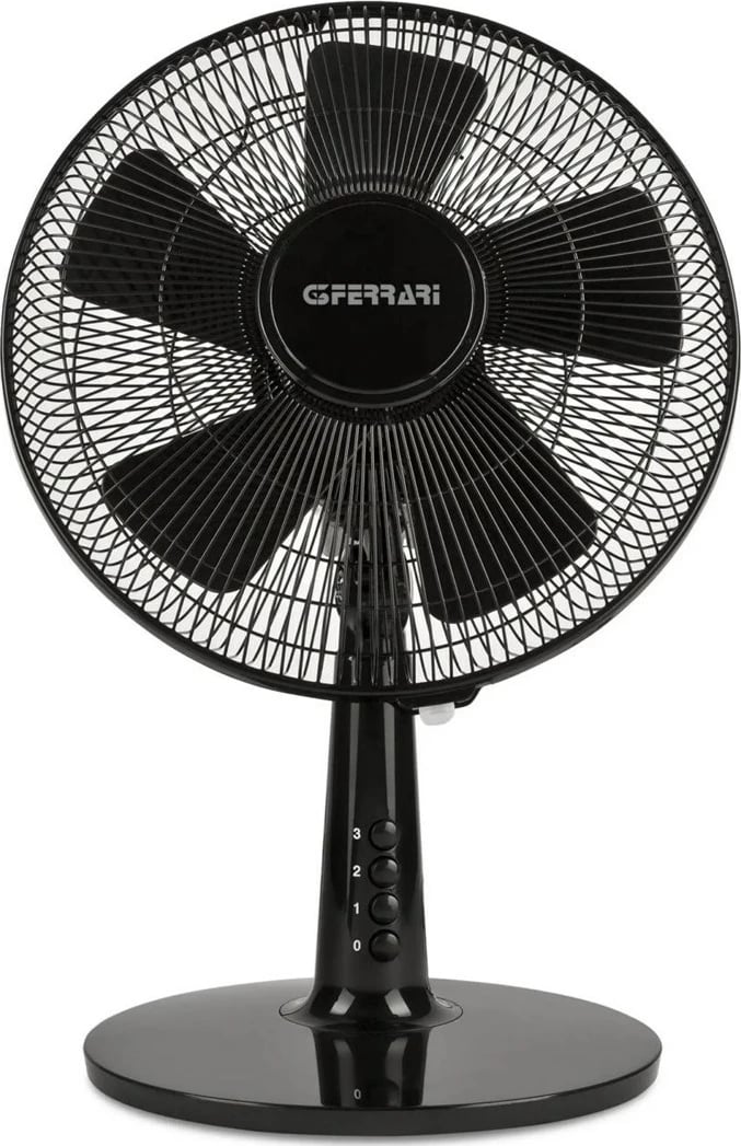 Ventilator tavoline G3Ferrari G50047, 30cm, mekanik, 3 shpejtësi, i bardhë