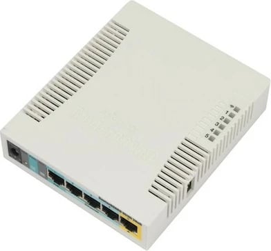 Router MikroTik RB951Ui-2HnD, 128 MB, 5 porte Ethernet, i bardhë