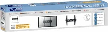 Mbajtës muri fiks për TV Neomounts LED-W140, deri 52", i zi