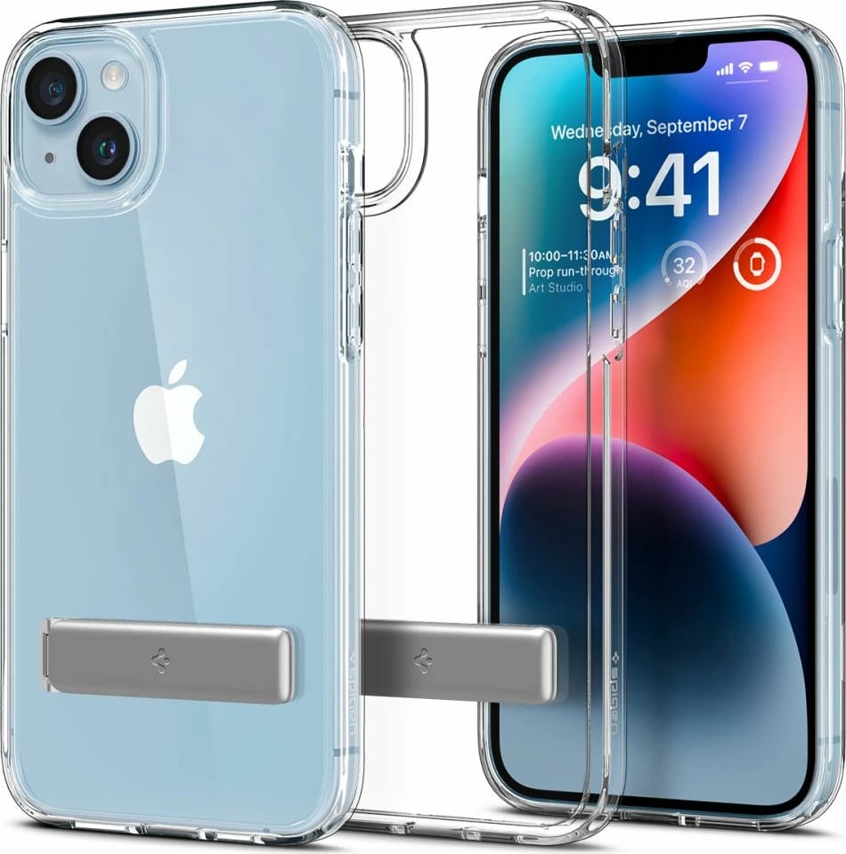 Mbështjellës Spigen Ultra Hybrid S për iPhone 14 Plus, Transparent