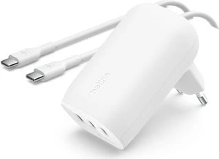 Karikues Belkin WCC002VFWH, 67W, 3 porta USB Type-C, i bardhë