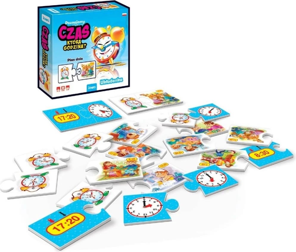 Puzzle edukativ Jawa Learning Time, 24 pjesë