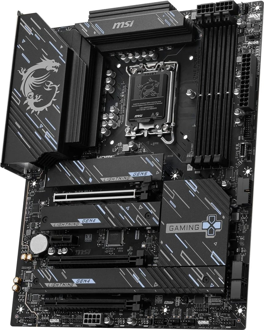 Pllakë amë MSI Z890 GAMING PLUS WIFI, Intel Z890, ATX, E zezë