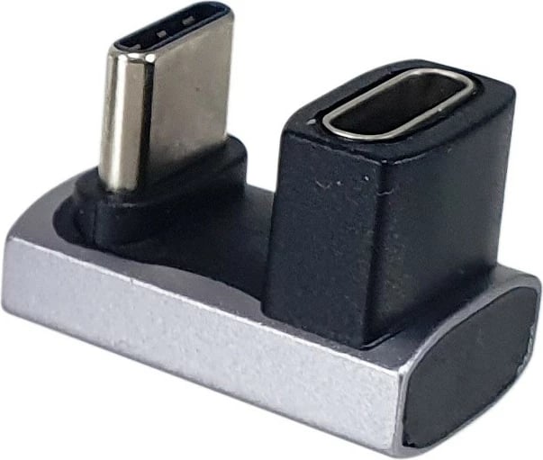 Adapter USB4 C-C Equip 133477, 40Gbps, PD 240W, 2 copë, zi, hiri