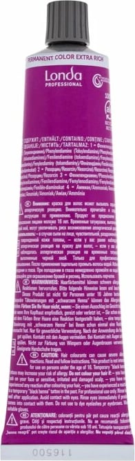 Ngjyrë për flokë Londa Professional Permanent Colour Extra Rich Cream 9/7 për femra blond 60ml
