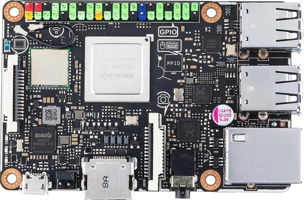 Kasë ASUS Tinker Board R2.0, Rockchip RK3288, 2GB RAM, DDR3, Wi-Fi, Bluetooth, MicroSD