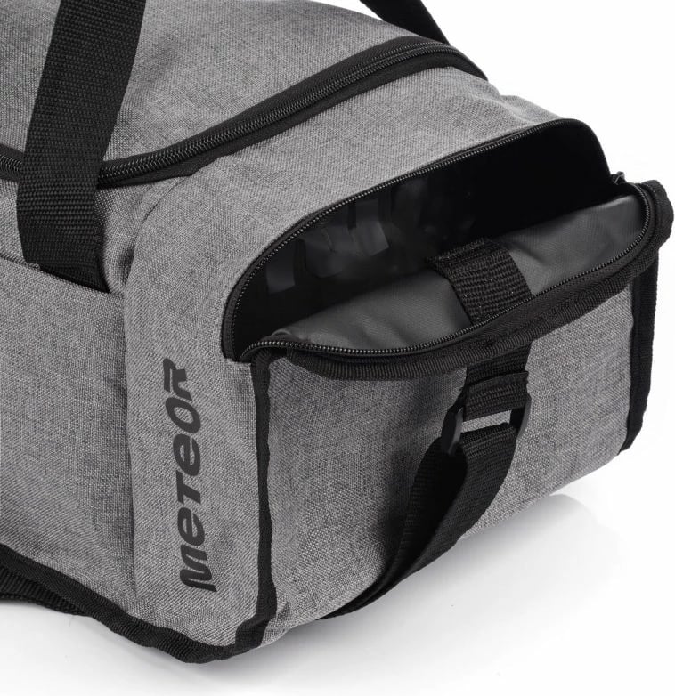 Çantë fitnesi Meteor, unisex, gri