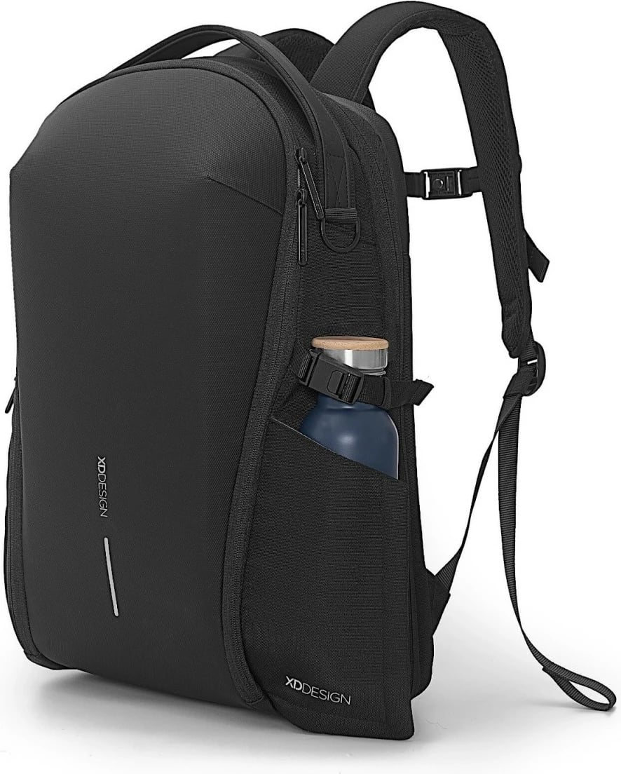 Çantë shpine XD DESIGN Bizz Backpack P705.931, 18-25L, për laptop 16", e zezë
