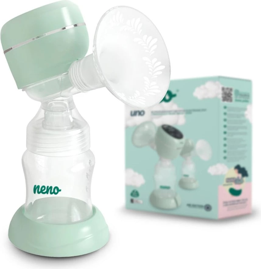 Pompë gjiri elektronike neno UNO 150 ml, e gjelbër