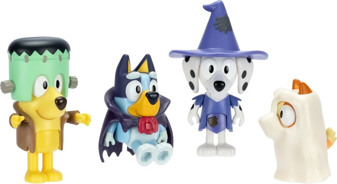 Set figurina Bluey Tm Toys BLU17655, 4 copë, Halloween