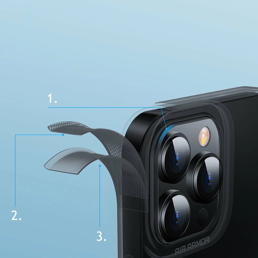 Mbështjellës Baseus Simple Series për iPhone 13 Pro, TPU, i tejdukshëm, zi