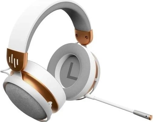 Kufje gaming Dark Project SONO Wireless, Bluetooth, mikrofon i ndashëm, bardhë