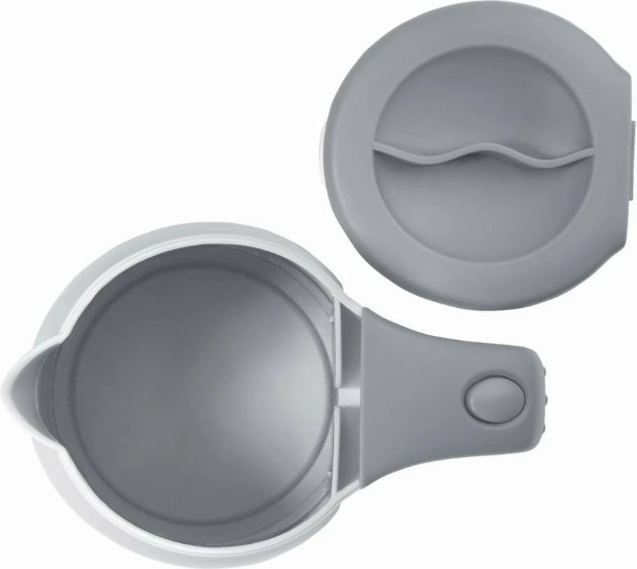 Çajnik udhëtimi Concept RK7010, 0.4L, gri/bardhë, me 2 gota