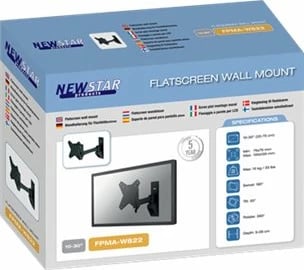 Mbajtës muri për ekran Neomounts FPMA-W822, i zi