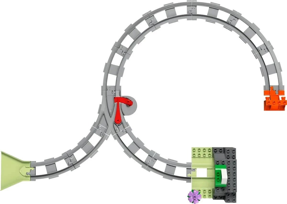Set hekurudhor LEGO DUPLO 10425 Tunel dhe Shina, 20 pjesë