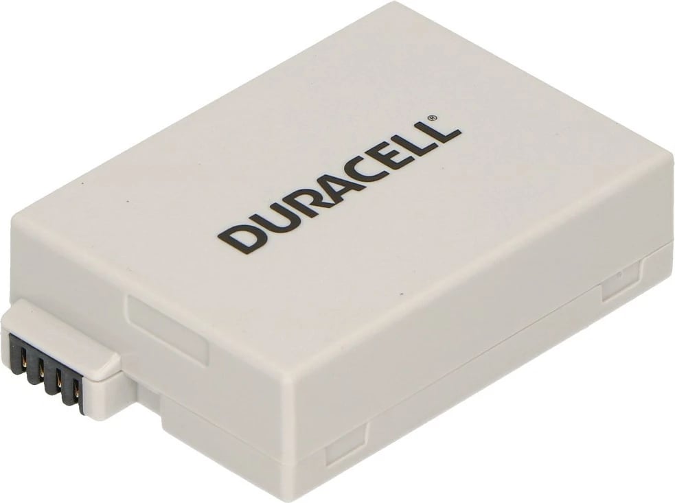Bateri për kamera Duracell, zëvendëson Canon LP-E8, e bardhë