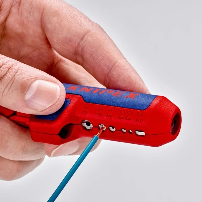 Knipex ErgoStrip, Mbështjellës kabllosh, Kuq