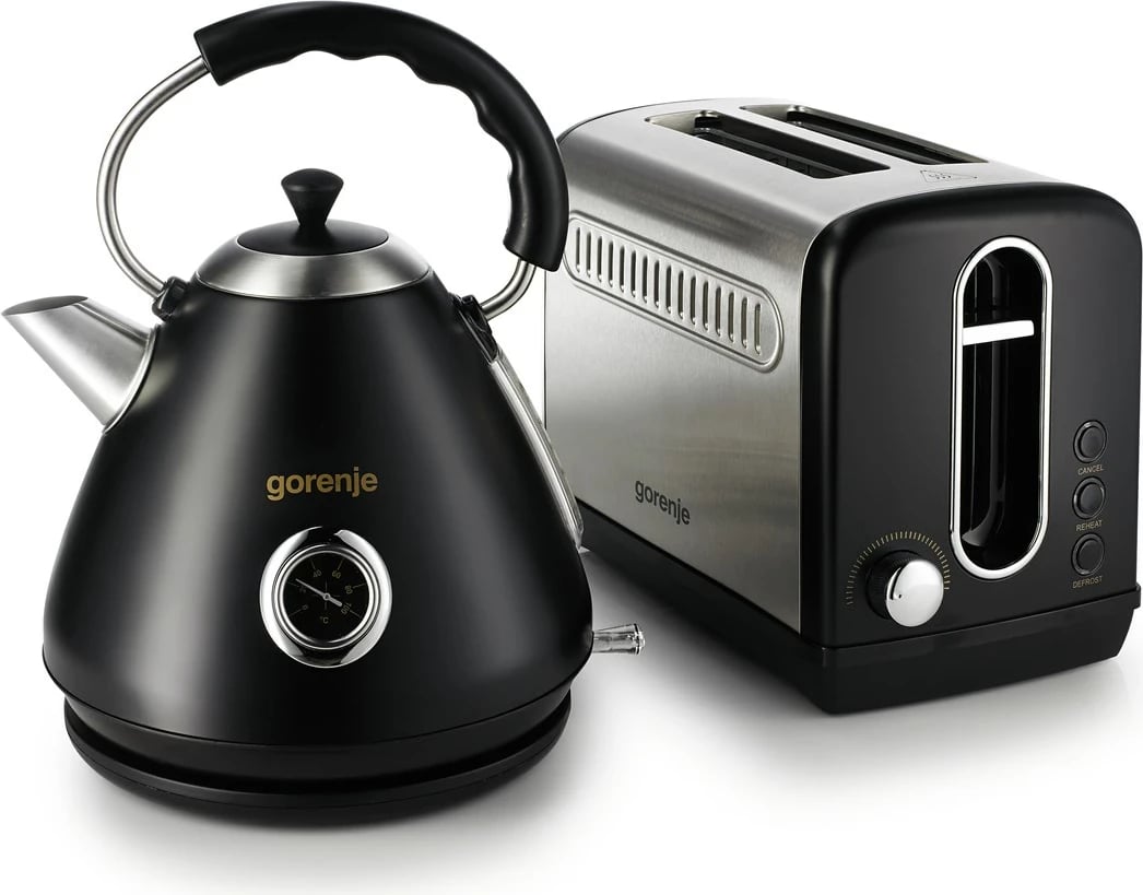 Ibrik elektrik Gorenje K17CLBK, 1.7 L, 2200 W, Zi