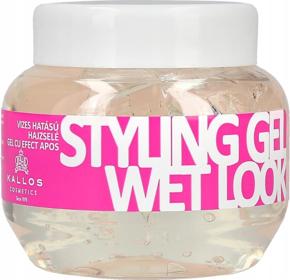 Xhel për stilim flokësh Kallos Wet Look 275ml