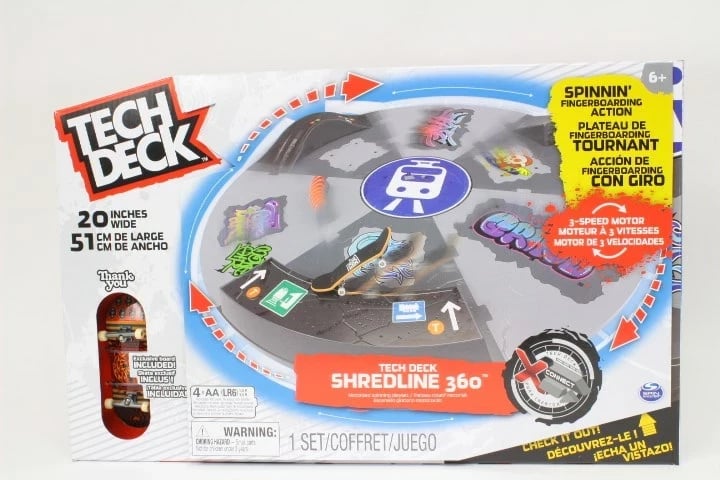 Set Tech Deck Shredline 360, Skatepark për Fingerboarding