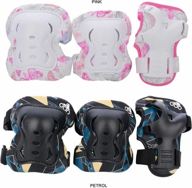 Set mbrojtës për fëmijë Tempish, bardhë e zi