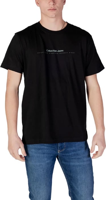 Maicë për meshkuj Calvin Klein Jeans, e zezë