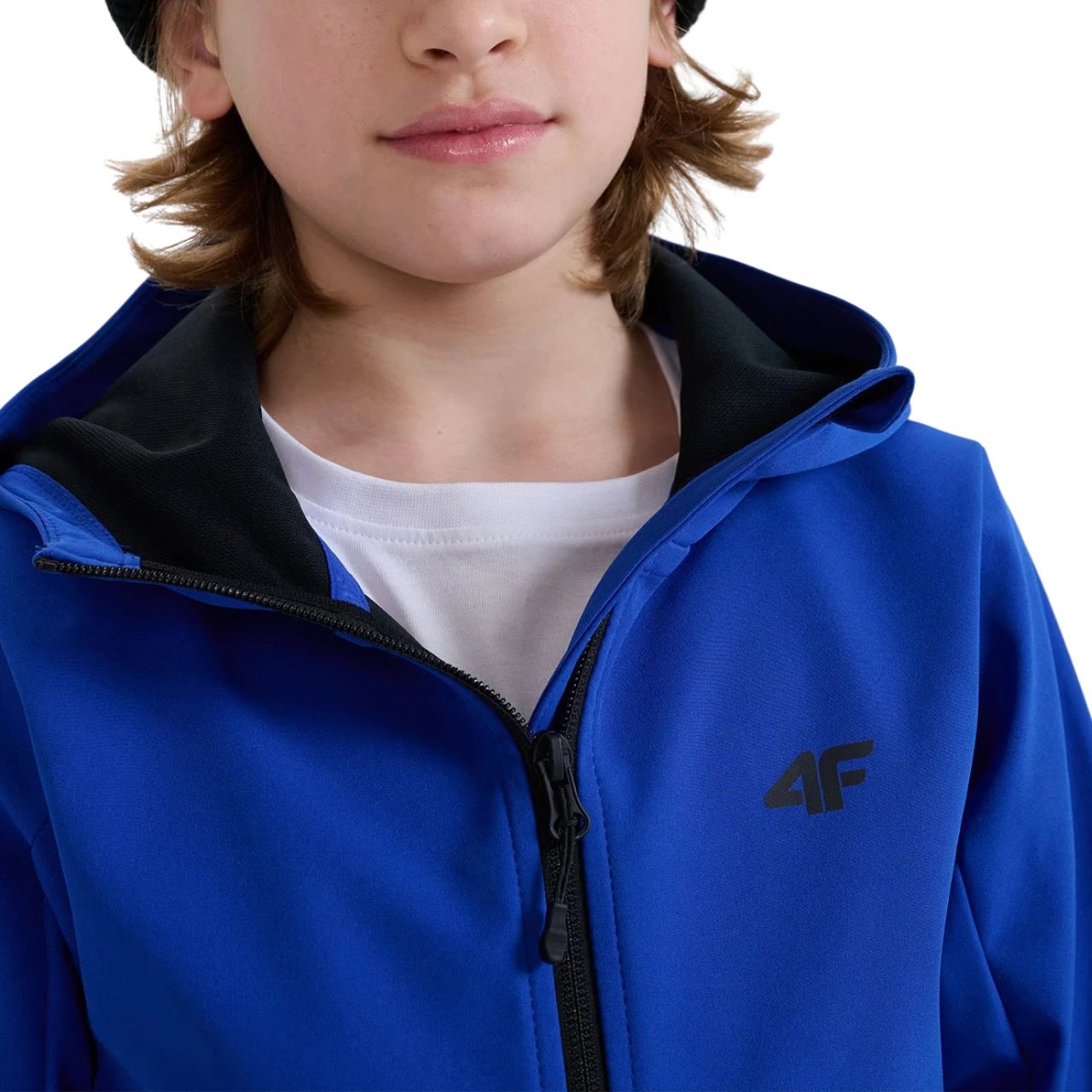 Jakne softshell për djem 4F, kaltër