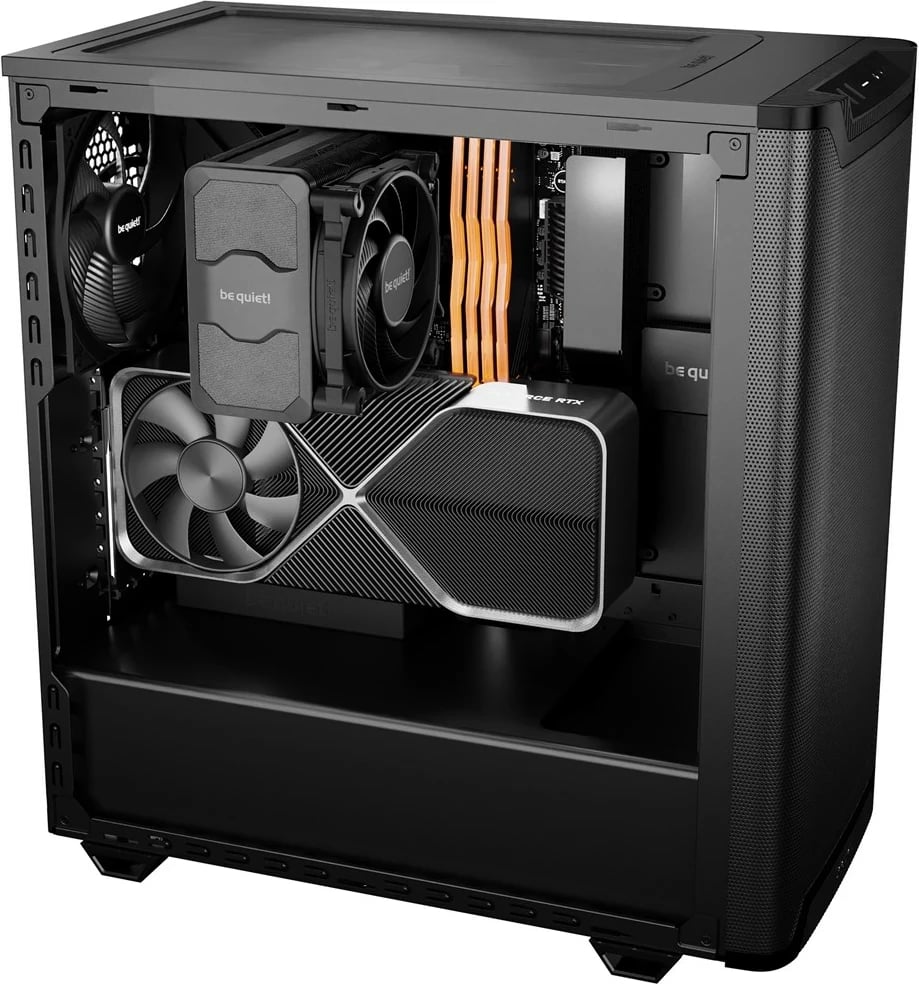 Kasë BE QUIET! PURE BASE 501 Airflow Window Midi Tower, E zezë