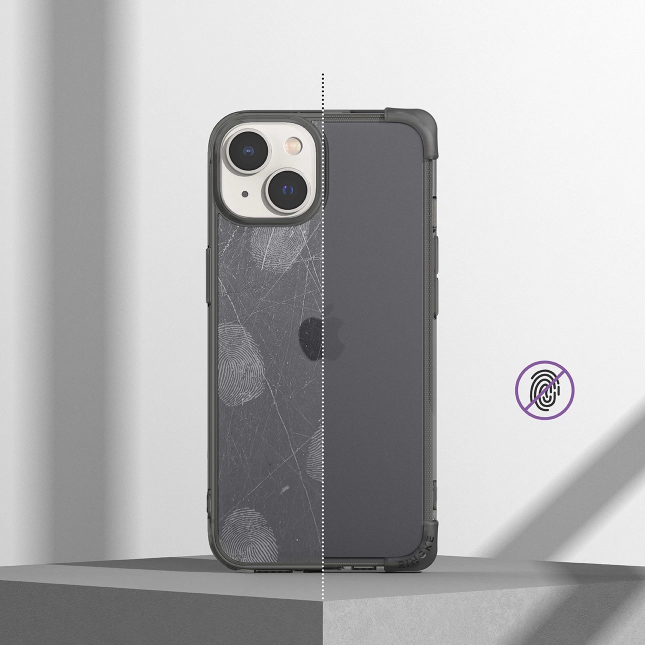 Mbështjellës Ringke Fusion Bumper për iPhone 14 Plus, gri