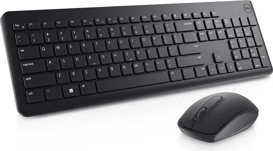 Set tastierë & maus Dell KM3322W, Wireless, të zeza