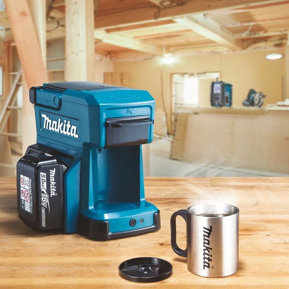 Aparat kafeje Makita DCM501Z, 240 ml, i zi