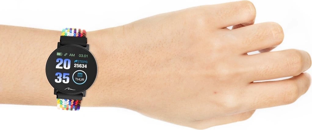 Smartwatch Media-Tech Smartband ACTIVEBAND THAITI MT871, ngjyrë e zezë Smartwatch Media-Tech Smartband ACTIVEBAND THAITI MT871, ngjyrë e zezë