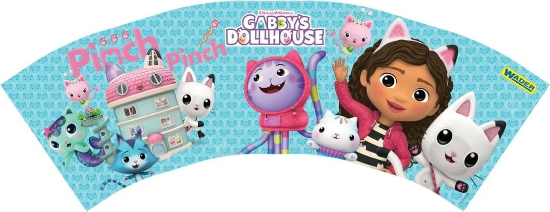Set lodrash për rërë Wader Gabby's Dollhouse, 7 pjesë, shumëngjyrëshe