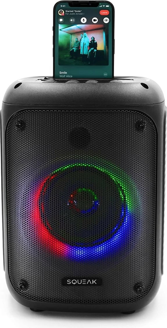 Altoparlant Bluetooth SQUEAK Beatflow SQ1005 me mikrofon, Karaoke, i zi