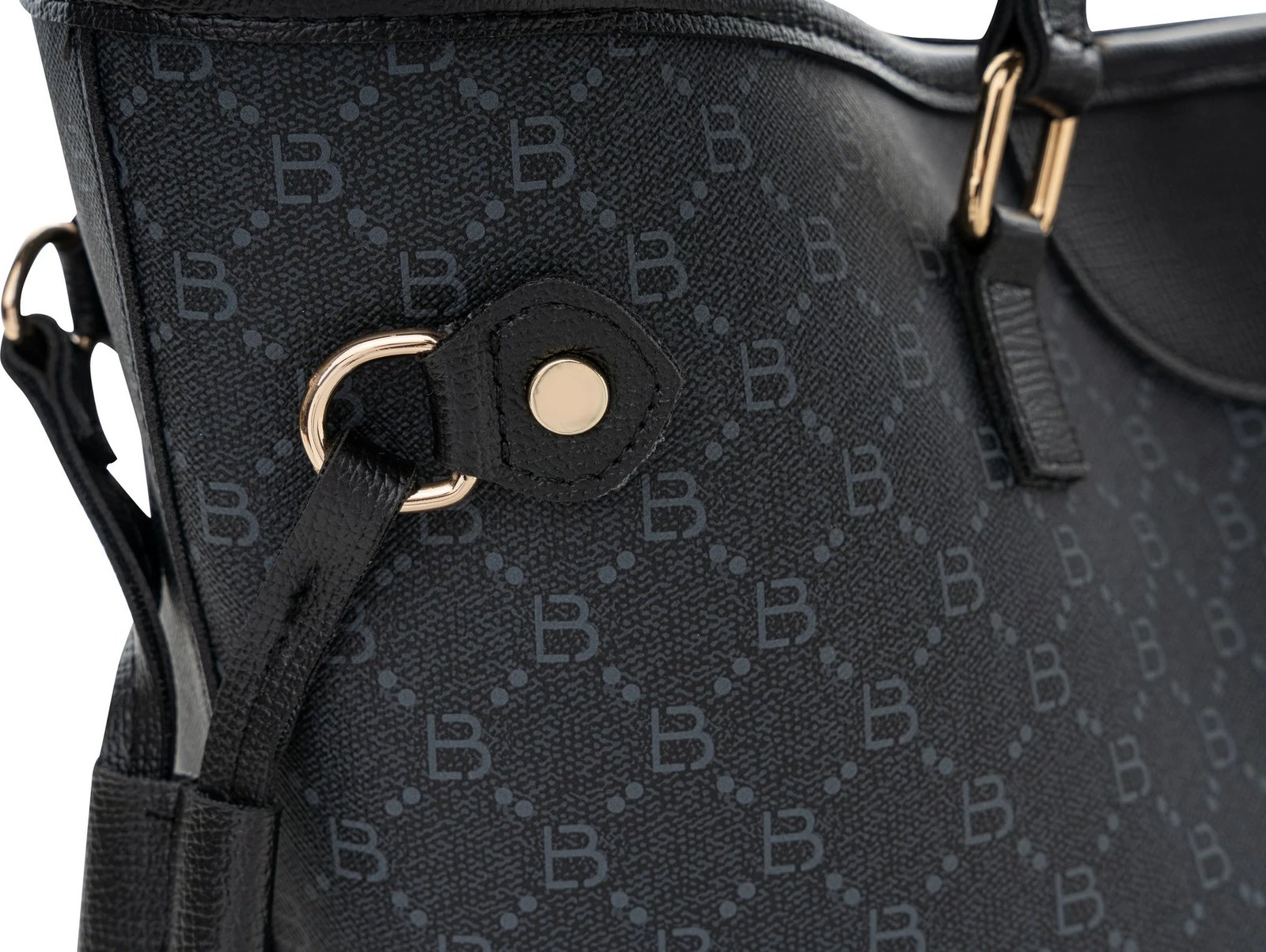 Çantë tote Lucky Bees, 355 v2, e zezë, gri