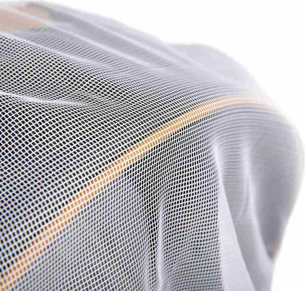 Rrjetë kundër mushkonjave për karrocë bebe CARETERO, universale 45x85 cm, e bardhë