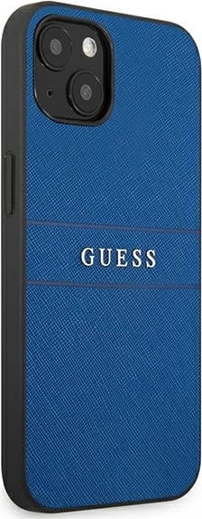 Mbështjellës Guess Saffiano Stripe për iPhone 13 mini 5.4", Blu