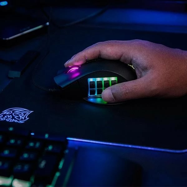 Maus gaming Thermaltake NEMESIS SWITCH Optical RGB, 12 butona, me kabllo, i zi