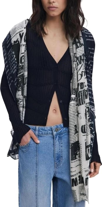 shall femra Desigual, e zezë