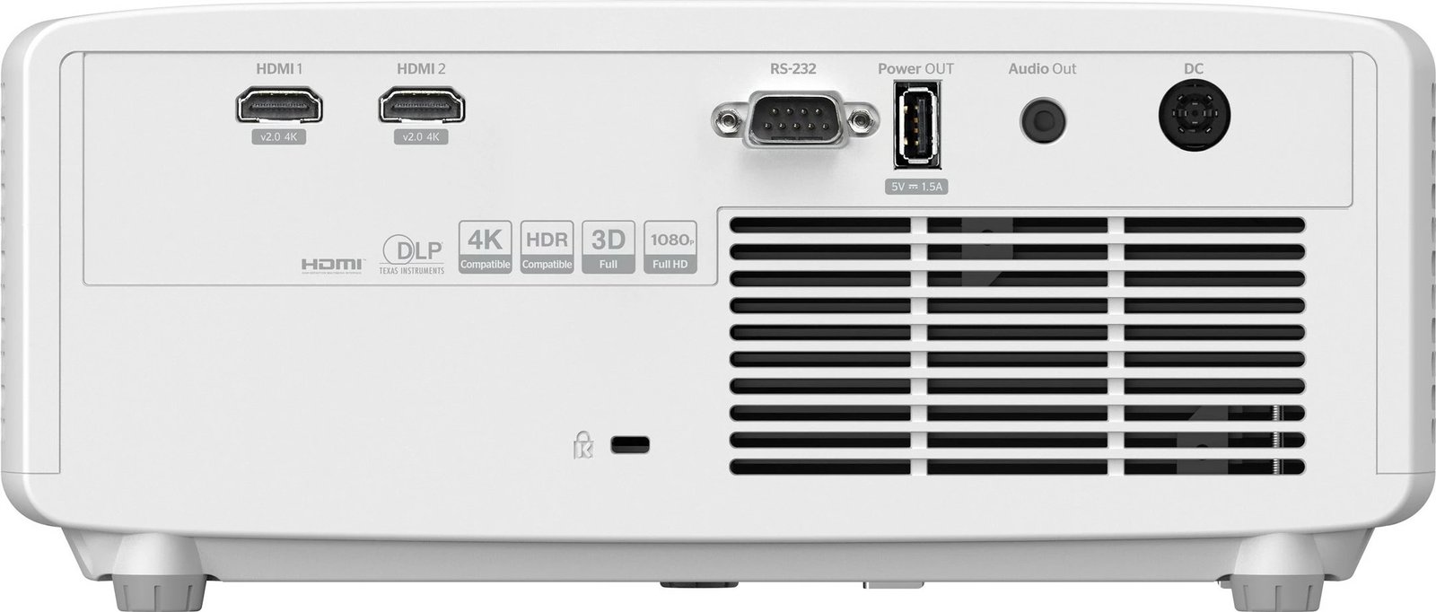 Projektor Optoma ZH350, 3600 ANSI lumens, DLP, 1080p, i bardhë