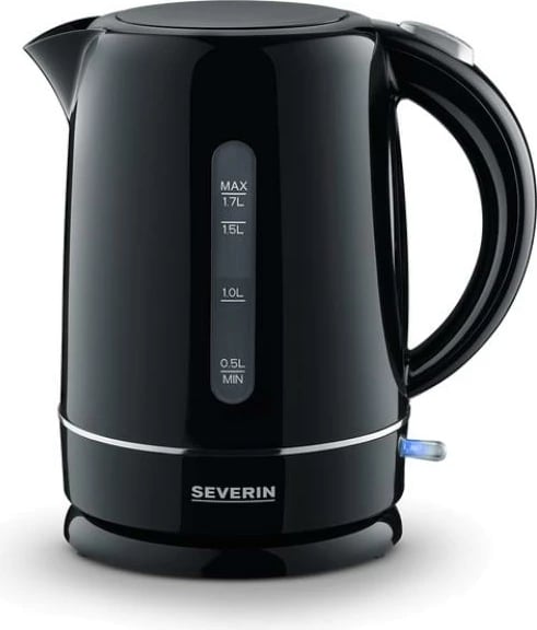 vluese uji elektrike, Severin WK 4322, 1.7 L, e zezë