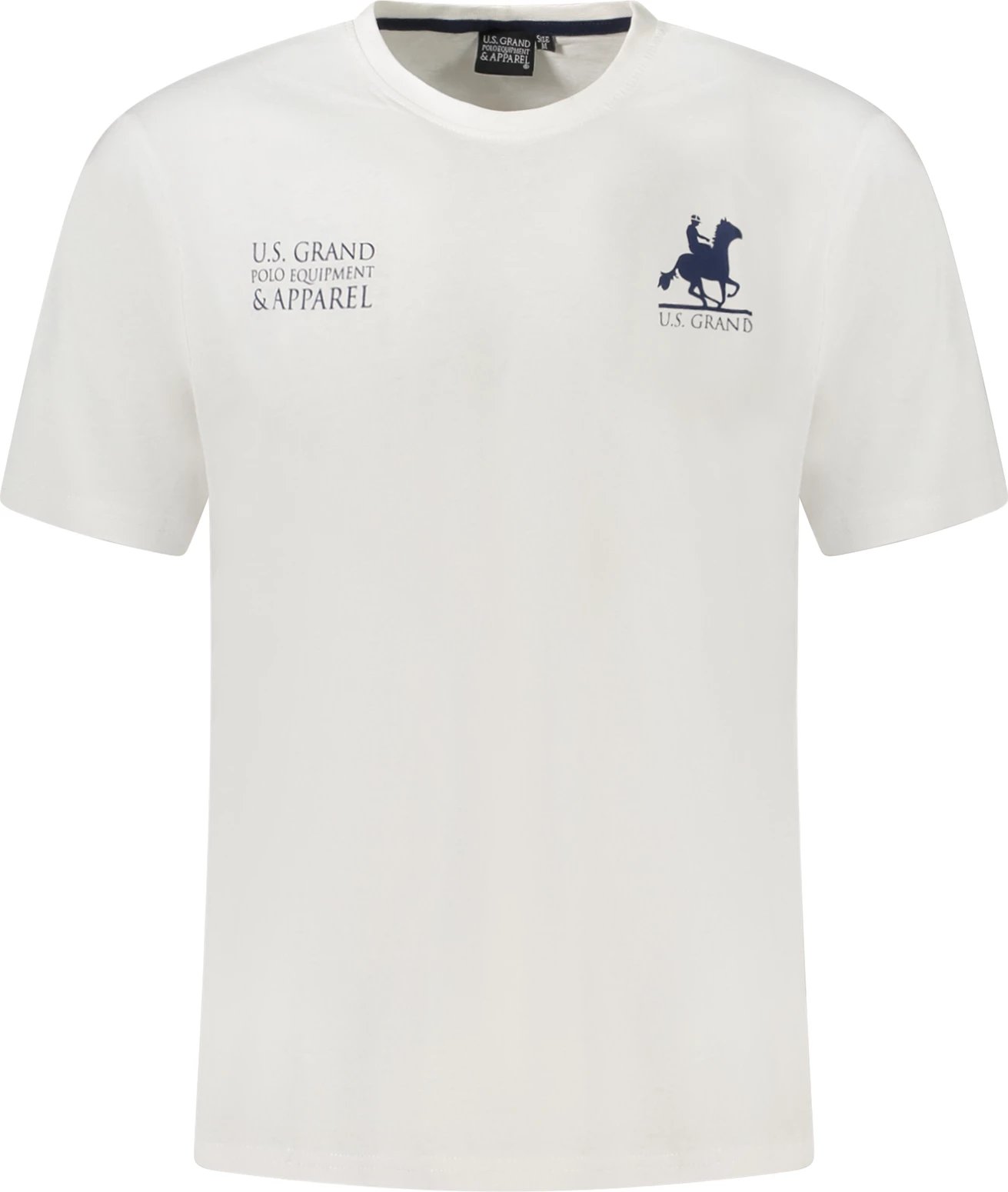 Maicë për meshkuj U.S. GRAND POLO, e bardhë