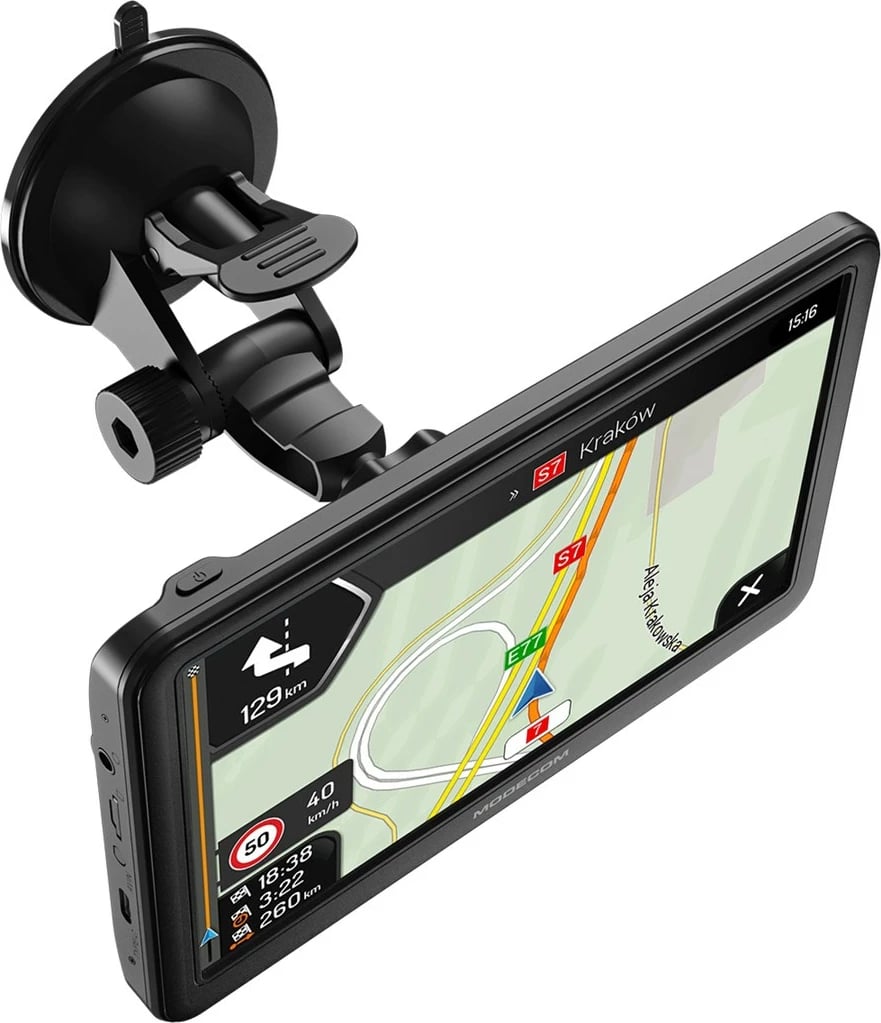 Navigator për vetura MODECOM FreeWAY CX 7.0 me iGO Navigation, 8 GB, Ekran 7", Zi