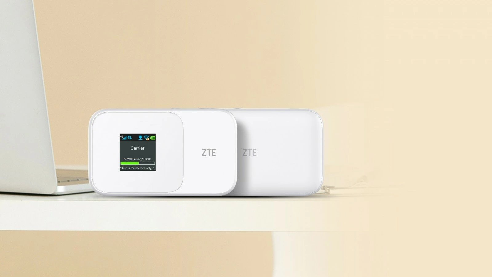 Router portabël ZTE MF986D, LTE Kat 12, i bardhë